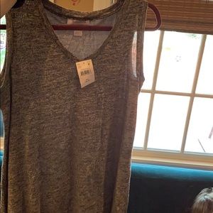 Motherhood Maternity 🆕 Grey Marled Sleeveless Tee